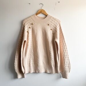Nicole Miller Cable Knit Sweater